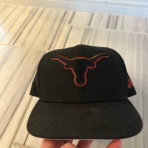 NWOT New Era Longhorn Hat with Orange Embroidery